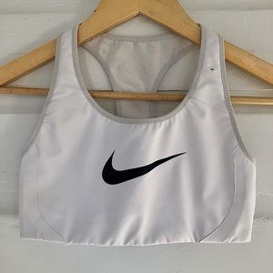 Nike Victory Dri-Fit White Sports Bra Size XS